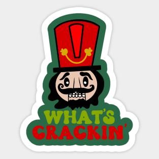 Nutcracker Christmas Cheering Sticker